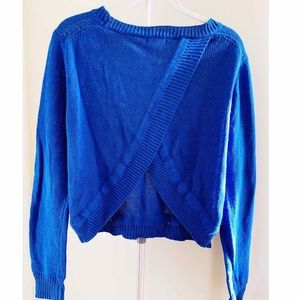 ⛔️S O L D⛔️| Royal Blue Open Back Sweater